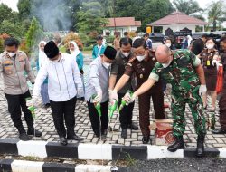 Kejaksaan Negeri Pulang Pisau Gelar Pemusnahan Barang Bukti 38 Perkara
