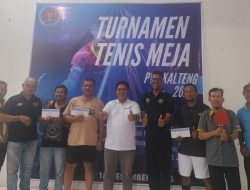 PWI Kalteng Gelar Turnamen Tenis Meja Ganda 2025, Pererat Solidaritas Wartawan