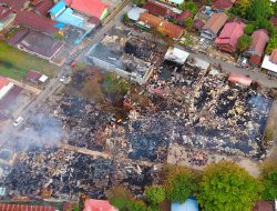 Pasar Kasongan Dilalap Api, 11 Rumah, Sekolah dan Toko Hangus Terbakar