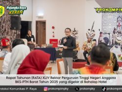 Dukung Penguatan Pendidikan Tinggi, Wali Kota Palangka Raya Hadiri RATA BKS-PTN Barat