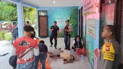 Geger Warga, Pria Tanpa Identitas Tewas di Teras TK Bakuwu Palangka Raya
