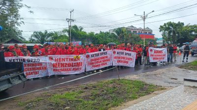 Polemik KSO di Kotim, Massa Adat dan DPRD Saling Sampaikan Sikap di Gedung Dewan