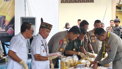 Polda Kalteng Bongkar 80 Kasus Narkoba Awal 2026, 110 Tersangka Diamankan