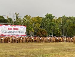 Wali Kota Palangka Raya Tekankan Disiplin ASN pada Apel Besar