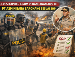 Polres Kapuas Klaim Penanganan Aksi di PT Asmin Bara Baronang Sesuai SOP