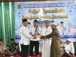 Wabup Katingan Pererat Hubungan dengan Masyarakat di Desa Hampalam