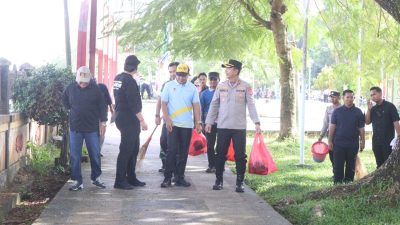 Pemkab dan Polres Pulpis Kompak Dukung Gerakan Indonesia ASRI di Taman Sumbu Kurung