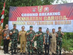 Pemko Palangka Raya Kolaborasi dengan TNI dan Masyarakat Bangun Jembatan Perintis Garuda
