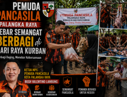 Pemuda Pancasila Palangka Raya Perkuat Kepedulian Sosial Lewat Pembagian Daging Kurban