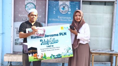 Dibalik Kurban PLN UID Kalselteng, Ada Senyum Penerima yang Turut Merayakan Idul Adha