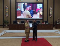 Bupati Katingan Sampaikan Raperda LPj APBD Tahun Anggaran 2025