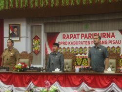 DPRD Pulpis Gelar Paripurna Raperda Inisiatif