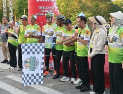 Wali Kota Lepas Peserta Palangka Raya Bersepeda