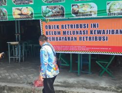 Pemko Palangka Raya Tindak Tegas Dua Gerai Rumah Makan Menunggak Retribusi