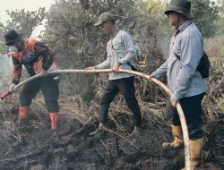 Tim Gabungan Terus Upayakan Pemadaman Karhutla Tumbang Nusa
