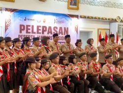 Wabup Pulpis Hadiri Pelepasan Peserta Jambore Nasional Gerakan Pramuka
