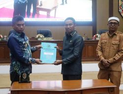 Raperda LPJ APBD 2025 dan Lima Raperda Ditetapkan