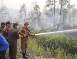 Wabup Katingan Langsung Pimpin Penanganan Karhutla