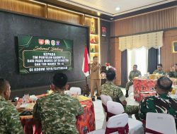 Wabup Katingan Sambut Tim Penyuluhan Karhutla Sesko TNI