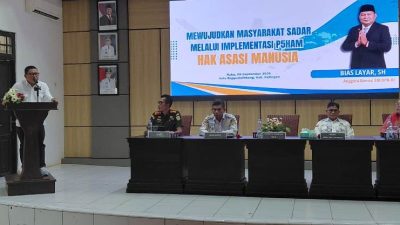 Bias Layar Sosialisasikan Implementasi P5HAM di Kabupaten Katingan