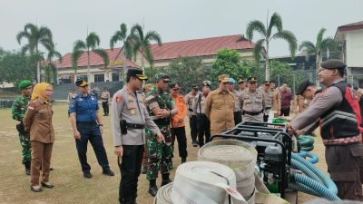 Bupati Lamandau Pimpin Apel Gabungan Gelar Sarpras Karhutla