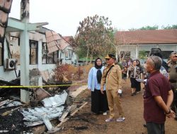 Gubernur Kalteng Pastikan Bangunan SMAN 1 Cempaga yang Terbakar Segera Dibangun