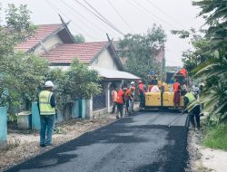 Sembilan Titik Ruas Jalan G Obos 12 Diaspal